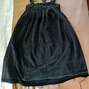 Free People Dress. Black denim size small. Very cute